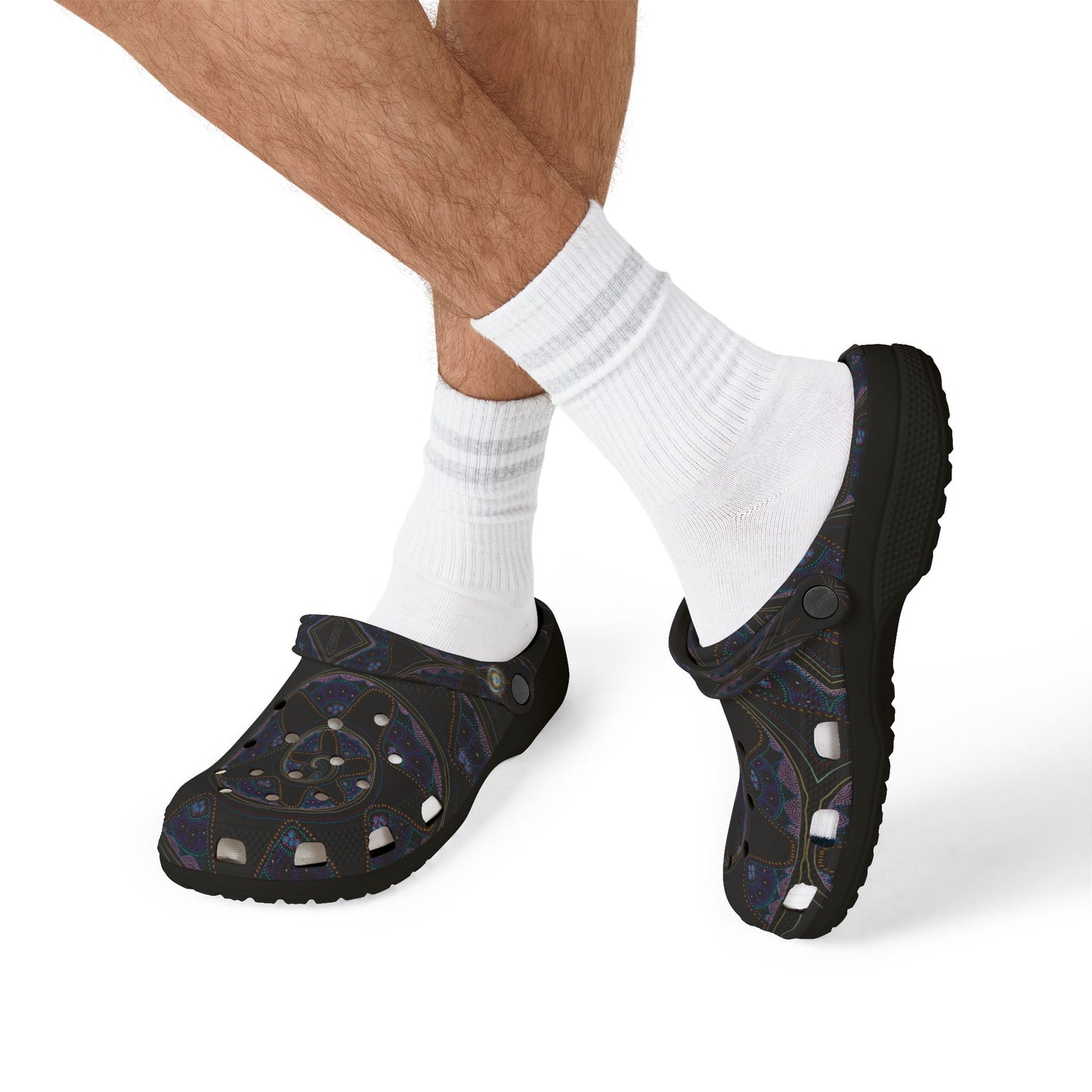 DREAMTIME SPIRAL | Unisex Rubber Clogs | For Adults | INFINITE POSSIBILITES