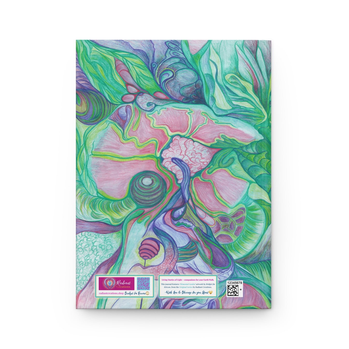 ELEMENTAL GARDEN ~ Creative Journal | A5 Hardcover Lined Notebook | Original Series
