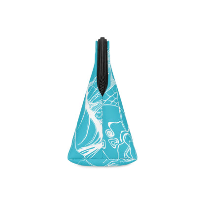 ELEMENTAL VISION | Makeup Bag | Versatile Accessory Radiant Pouch | TEAL BRIGHT