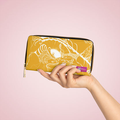 Elemental Vision | Zipper Wallet | Mustard Yellow Brilliance