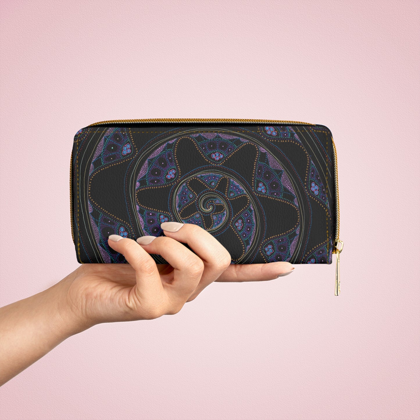 DREAMTIME SPIRAL | Zipper Wallet | INFINITE POSSIBILITIES