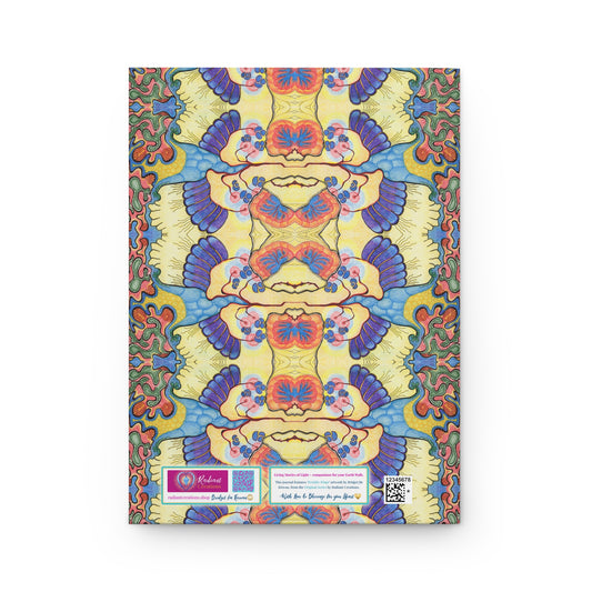 FERTILITY WINGS ~ MOSAIC ~ Creative Journal | A5 Hardcover Lined Notebook | Original Series