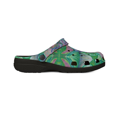 ELEMENTAL GARDEN | Unisex Rubber Clogs | For Adults | NATURE BLOSSOMS