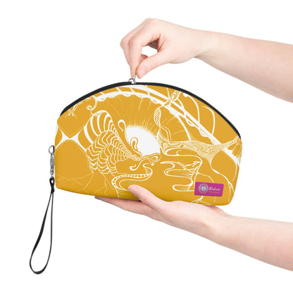 ELEMENTAL VISION | Makeup Bag | Versatile Accessory Radiant Pouch | MUSTARD YELLOW BRILLIANCE