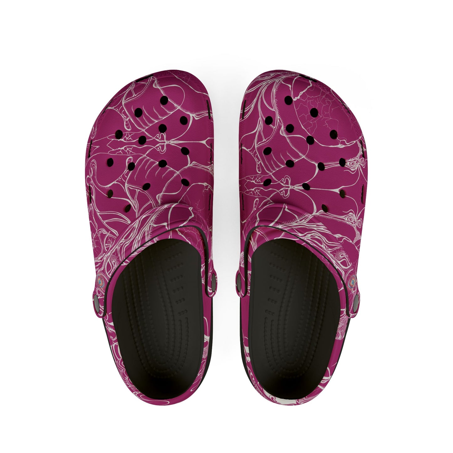 ELEMENTAL VISION | Unisex Rubber Clogs | For Adults | PINK SINCERE