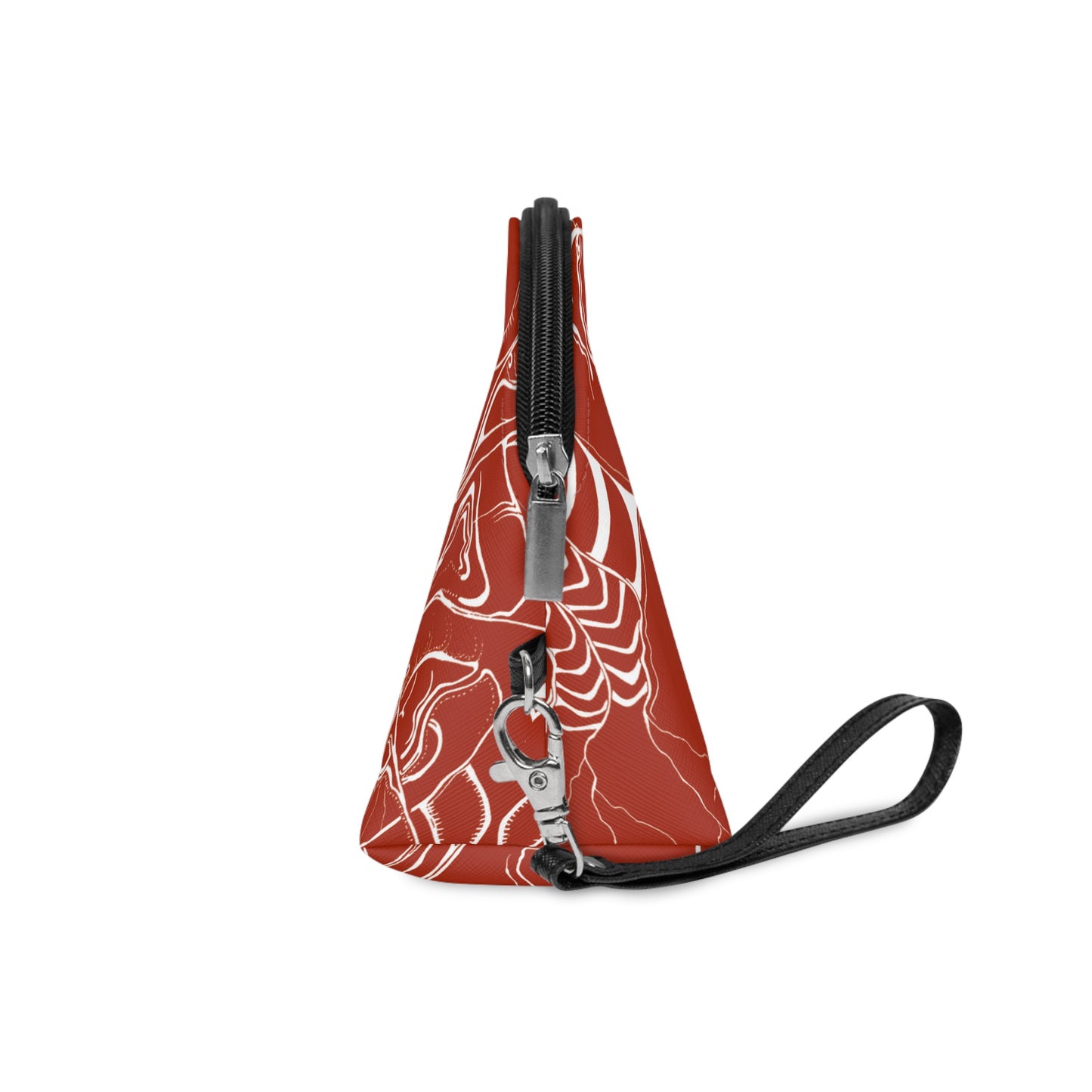 ELEMENTAL VISION | Makeup Bag | Versatile Accessory Radiant Pouch | RUST RED WARMTH