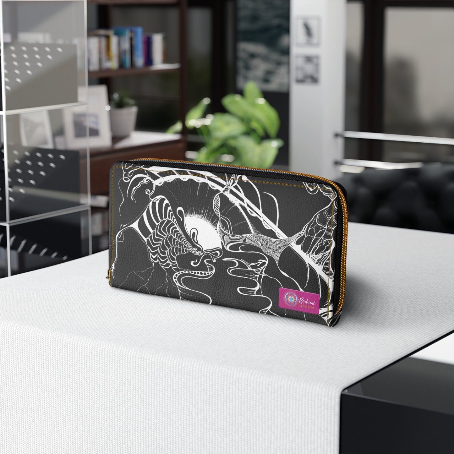 Elemental Vision | Zipper Wallet | Black Clarity