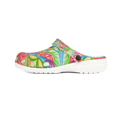 CELEBRATION | Unisex Rubber Clogs | For Adults | BUBBLING LIGHT