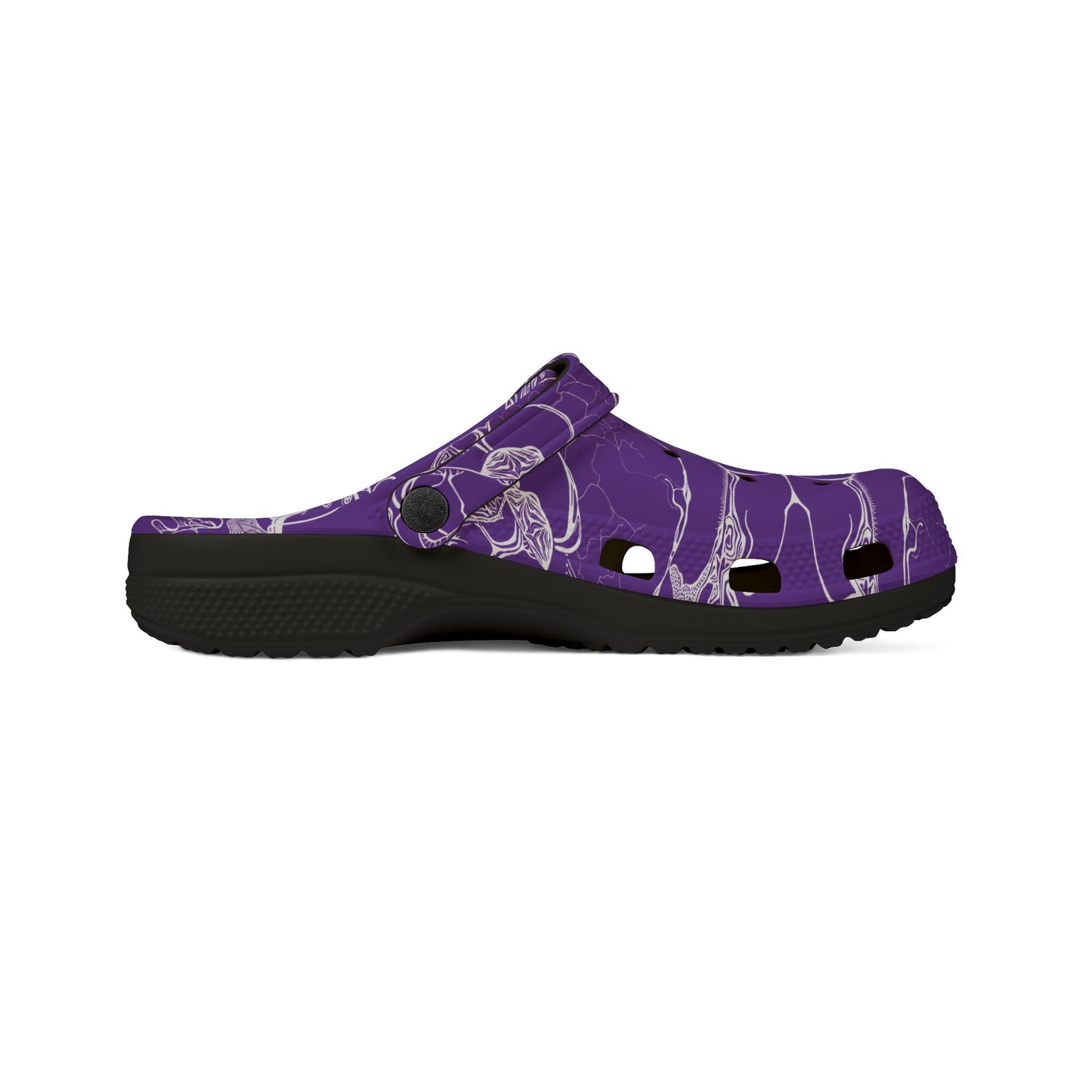 ELEMENTAL VISION | Unisex Rubber Clogs | For Adults | VIOLET LIGHT HIGHER VISION
