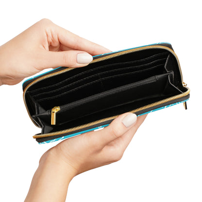 ELEMENTAL VISION | Zipper Wallet | TEAL BRIGHT