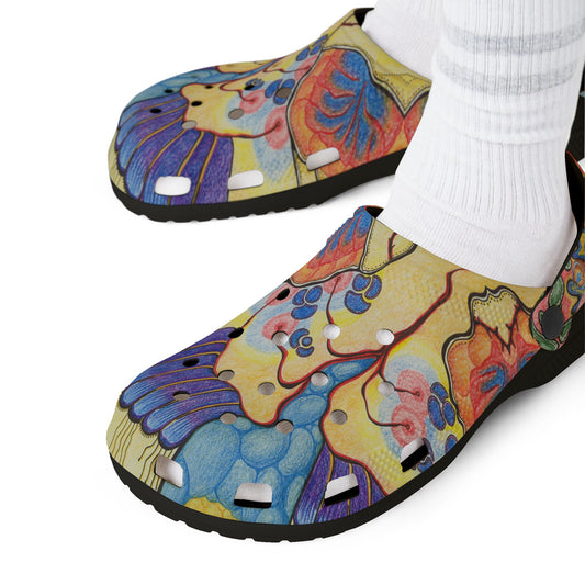 FERTILITY WINGS | Unisex Rubber Clogs | For Adults | CREATIVE ABUNDANCE & PROSPERITY