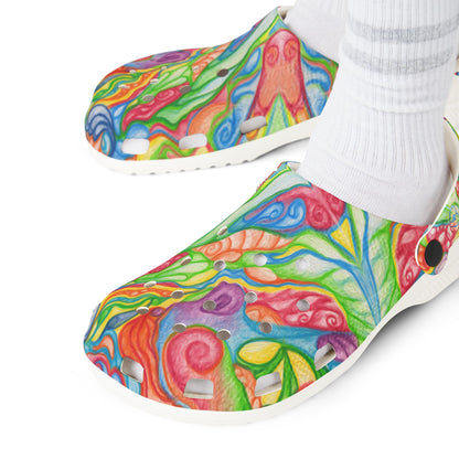 CELEBRATION | Unisex Rubber Clogs | For Adults | BUBBLING LIGHT