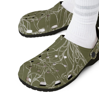 ELEMENTAL VISION | Unisex Rubber Clogs | For Adults | KHAKI BRAVE