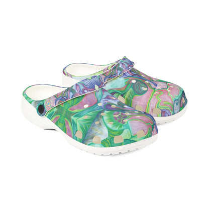 ELEMENTAL GARDEN | Unisex Rubber Clogs | For Adults | NATURE BLOSSOMS
