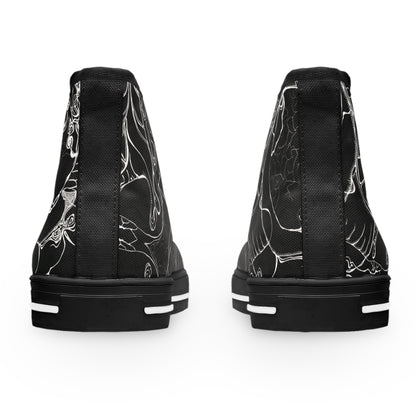 ELEMENTAL VISION Black ~ High-Top Sneakers for Women
