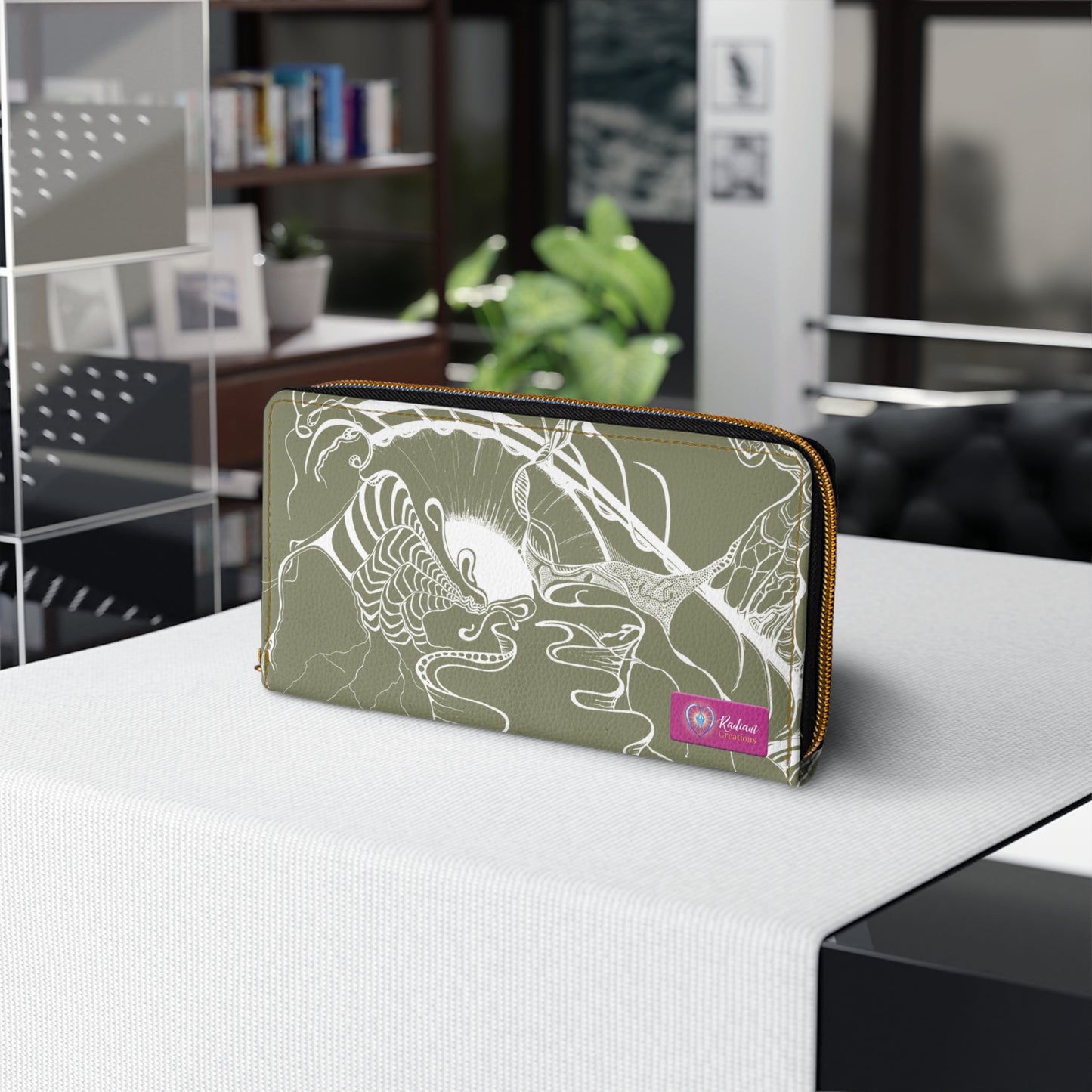 ELEMENTAL VISION | Zipper Wallet | KHAKI BRAVE