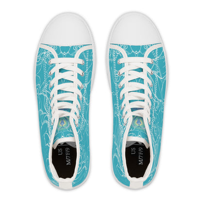ELEMENTAL VISION | High-Top Sneakers | For Women | TEAL BRIGHT