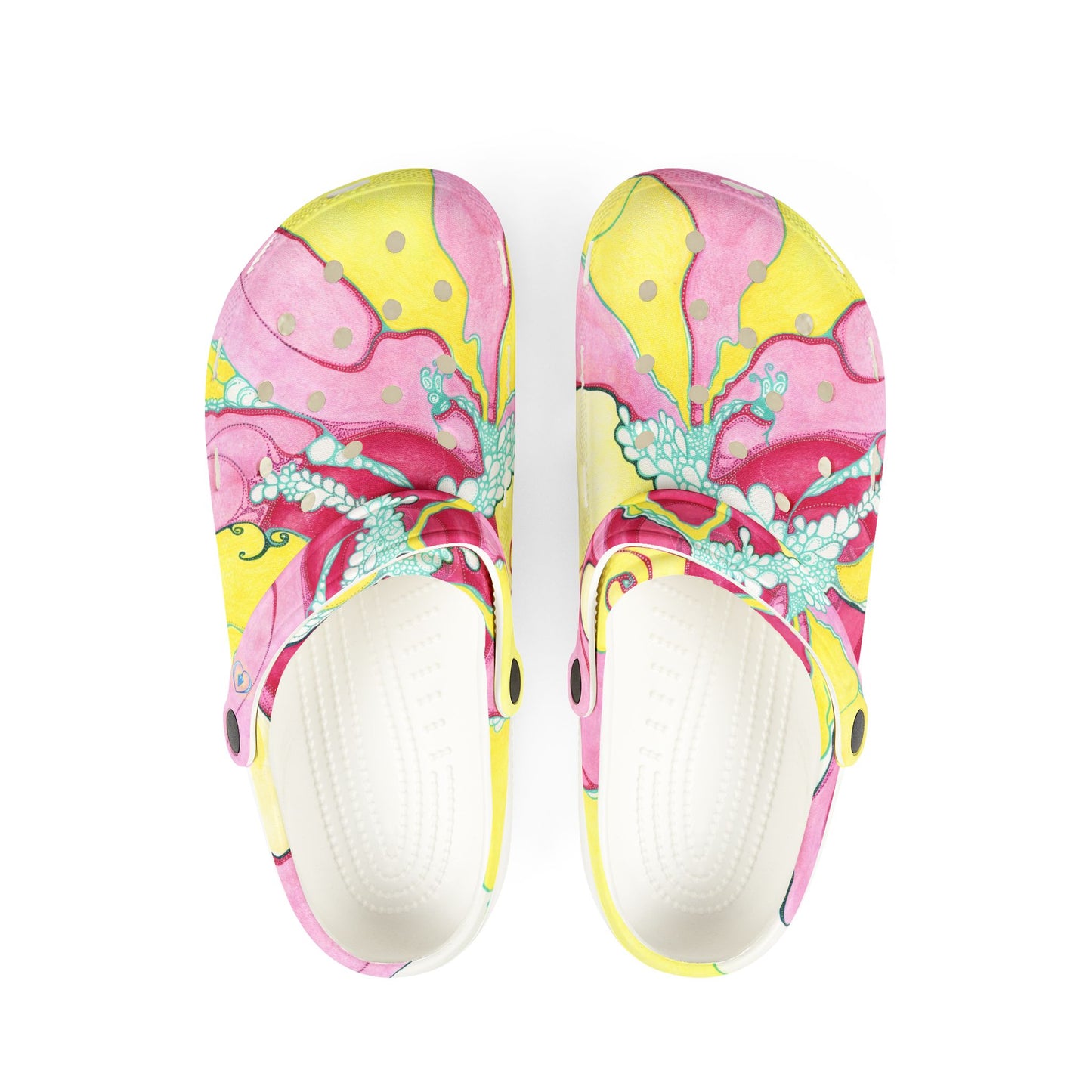 RADIANT HEART | Unisex Rubber Clogs | For Adults | HEART FLOW EXPANSION