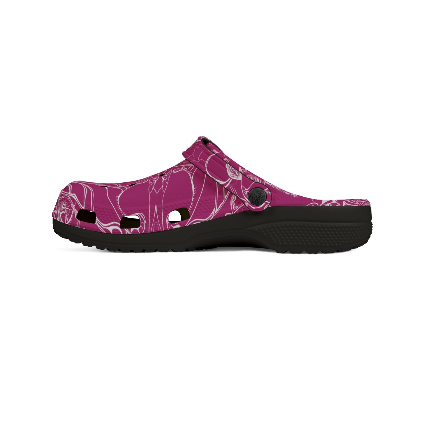 ELEMENTAL VISION | Unisex Rubber Clogs | For Adults | PINK SINCERE