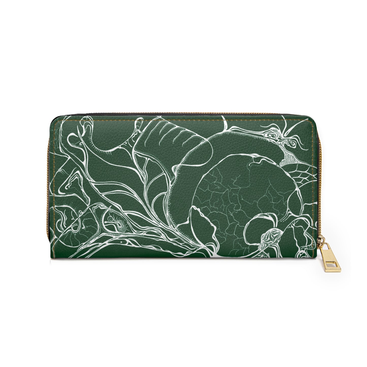 Elemental Vision | Zipper Wallet | Forest Green Plenty
