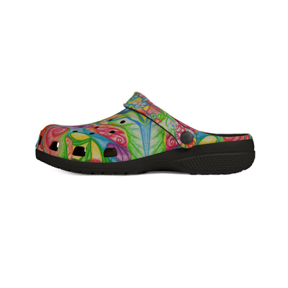 CELEBRATION | Unisex Rubber Clogs | For Adults | BUBBLING LIGHT
