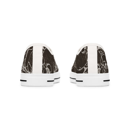 ELEMENTAL VISION Dark Choc Brown ~ Low-Top Sneakers for Women