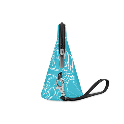 ELEMENTAL VISION | Makeup Bag | Versatile Accessory Radiant Pouch | TEAL BRIGHT
