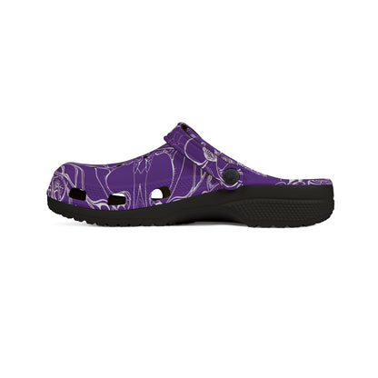 ELEMENTAL VISION | Unisex Rubber Clogs | For Adults | VIOLET LIGHT HIGHER VISION