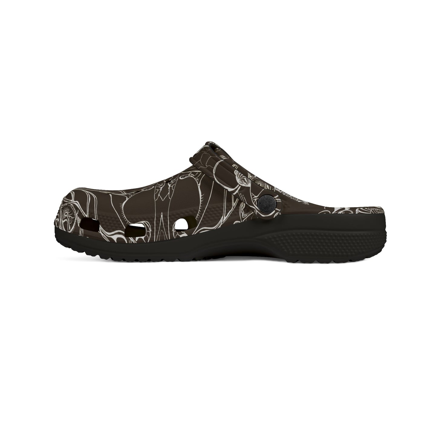 ELEMENTAL VISION | Unisex Rubber Clogs | For Adults | DARK CHOC BROWN COMFORT