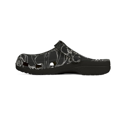ELEMENTAL VISION | Unisex Rubber Clogs | For Adults | BLACK CLARITY