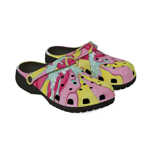RADIANT HEART | Unisex Rubber Clogs | For Adults | HEART FLOW EXPANSION