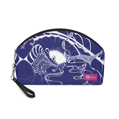 ELEMENTAL VISION | Makeup Bag | Versatile Accessory Radiant Pouch | MIDNIGHT BLUE LOVE