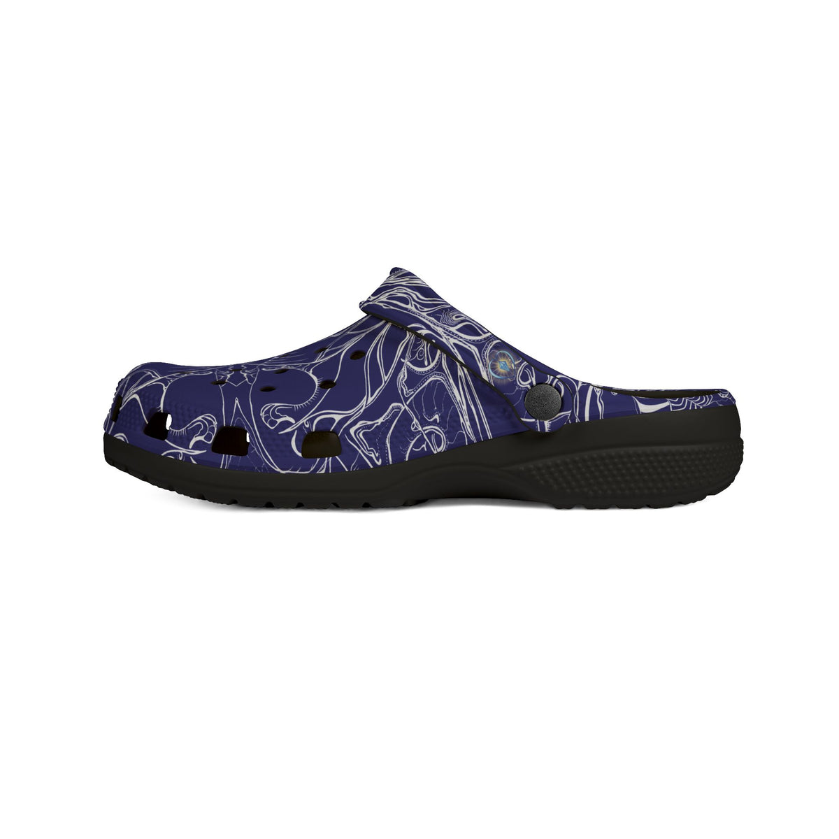 ELEMENTAL VISION | Unisex Rubber Clogs | For Adults | MIDNIGHT BLUE LOVE