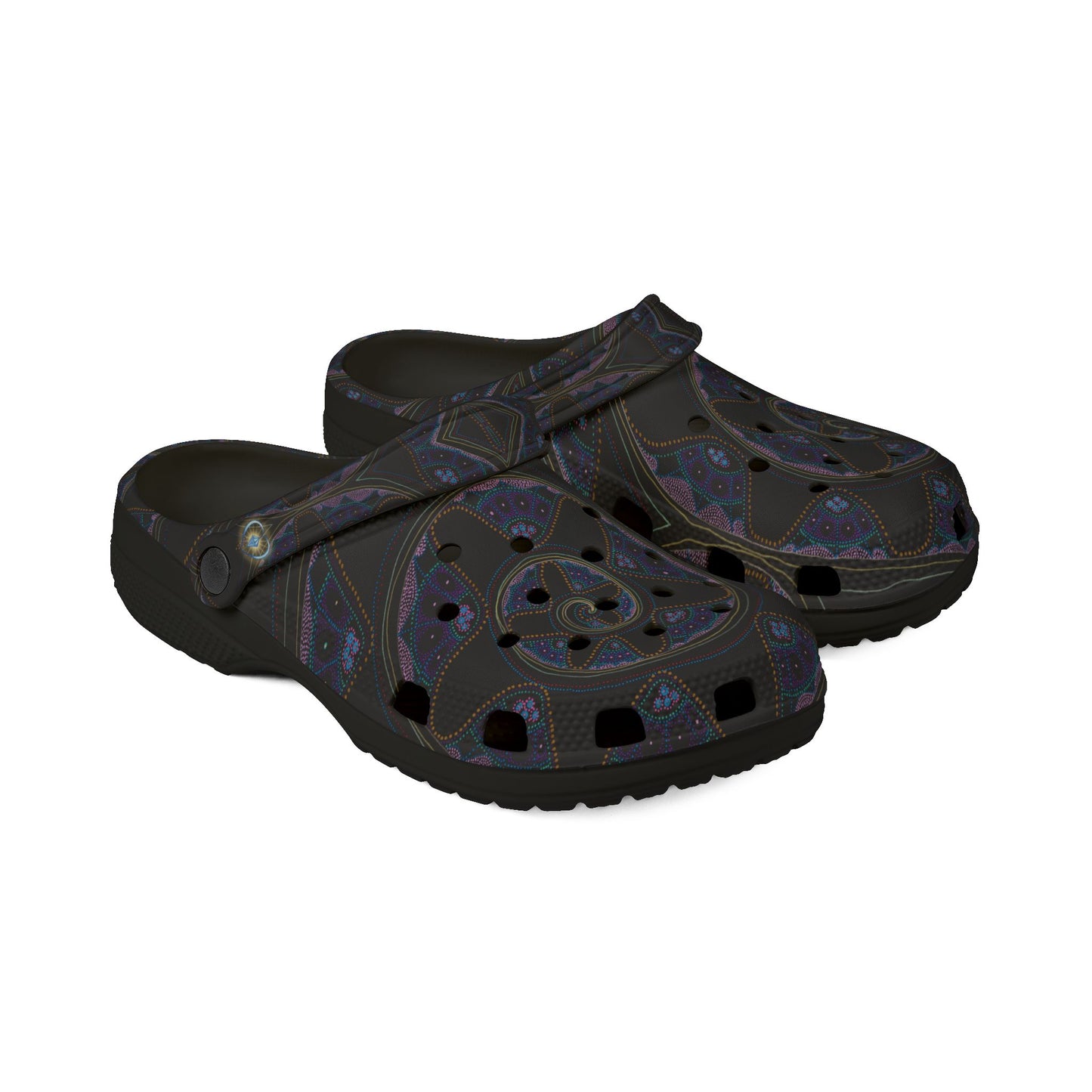 DREAMTIME SPIRAL | Unisex Rubber Clogs | For Adults | INFINITE POSSIBILITES