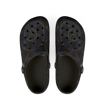 DREAMTIME SPIRAL | Unisex Rubber Clogs | For Adults | INFINITE POSSIBILITES