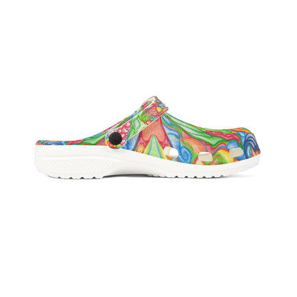 CELEBRATION | Unisex Rubber Clogs | For Adults | BUBBLING LIGHT