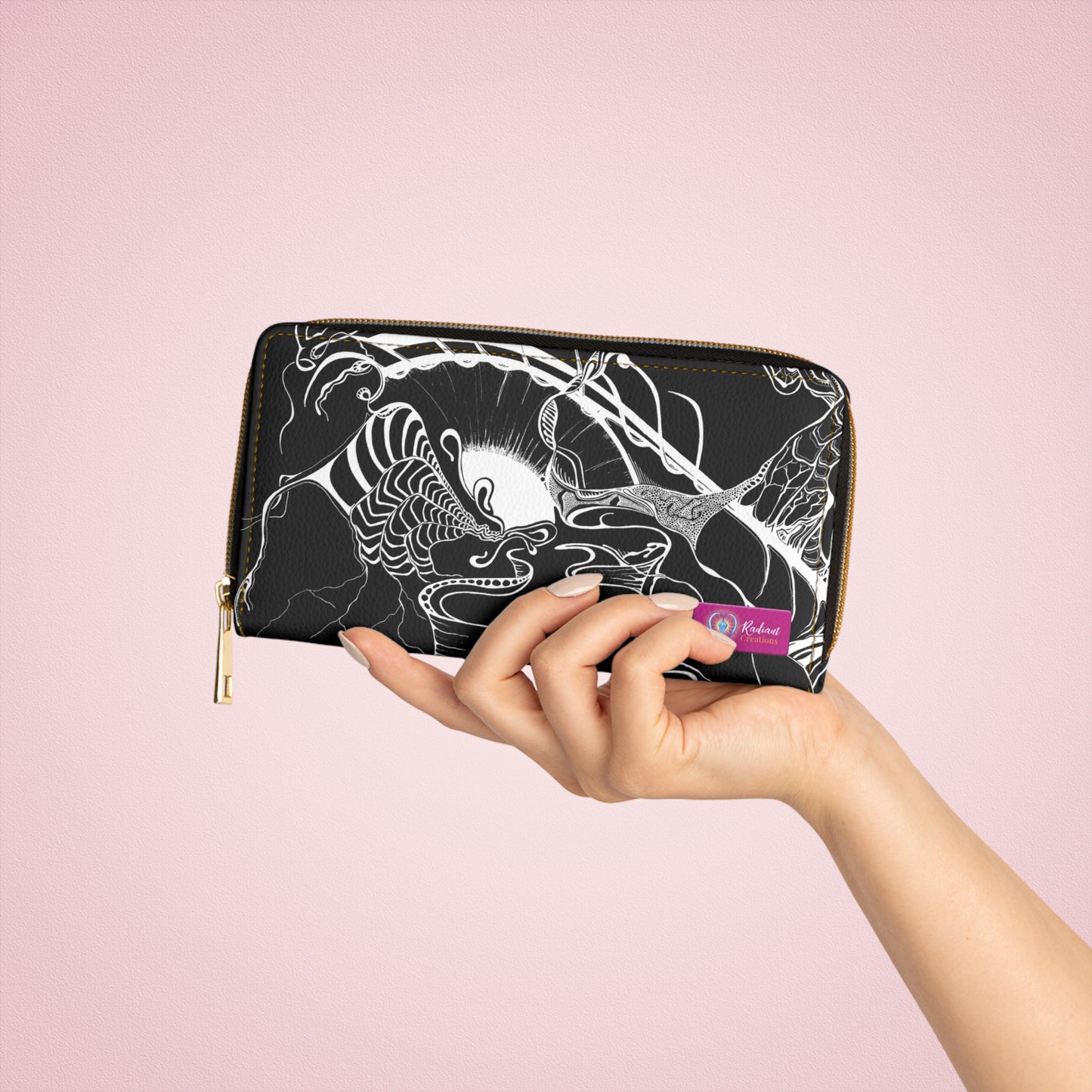 Elemental Vision | Zipper Wallet | Black Clarity