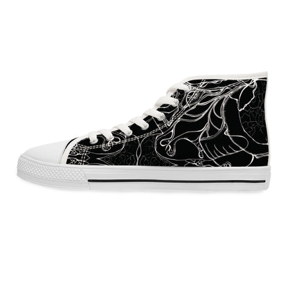 ELEMENTAL VISION Black ~ High-Top Sneakers for Women