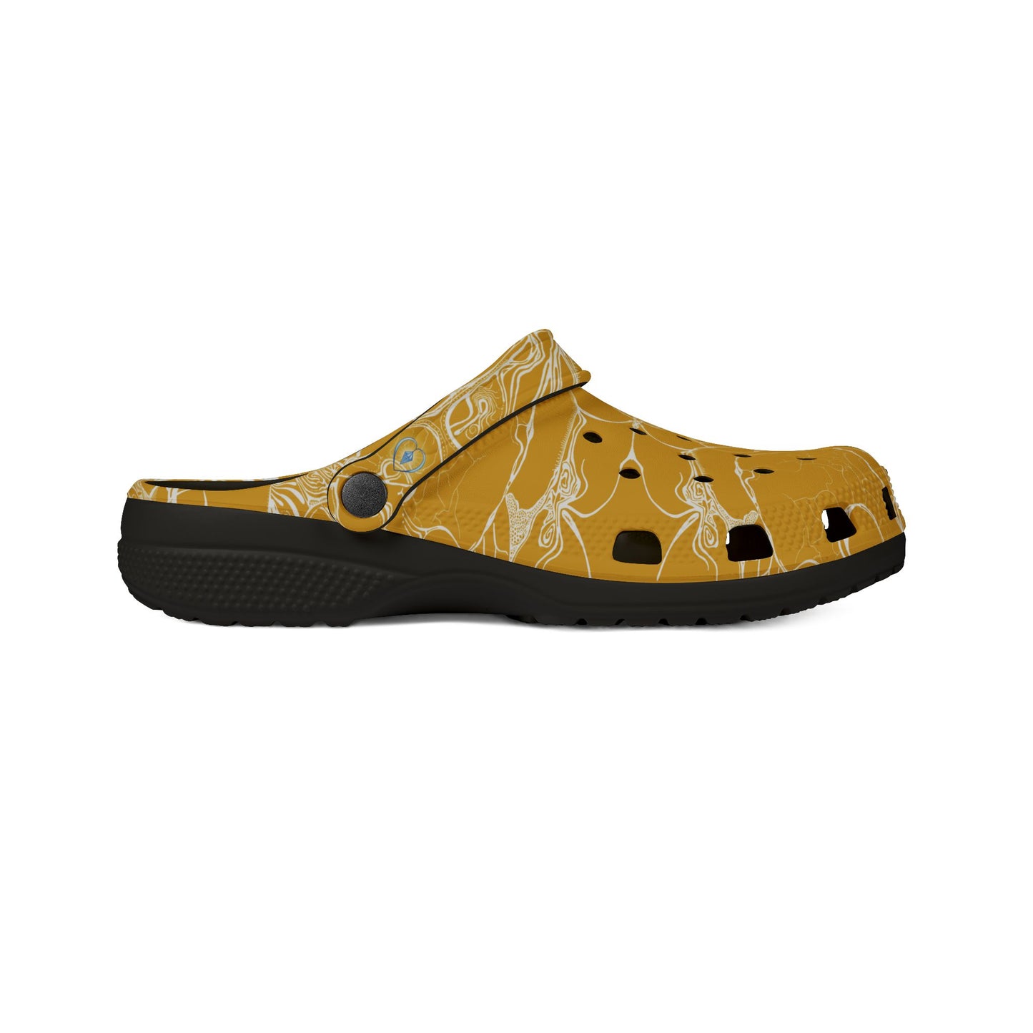 ELEMENTAL VISION | Unisex Rubber Clogs | For Adults | MUSTARD YELLOW BRILLIANCE