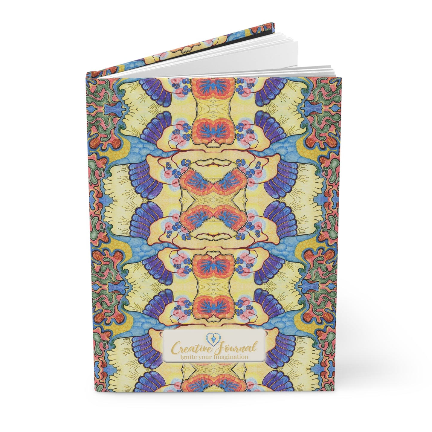 FERTILITY WINGS ~ MOSAIC ~ Creative Journal | A5 Hardcover Lined Notebook | Original Series