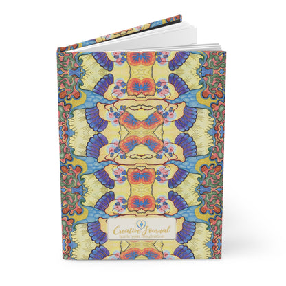 FERTILITY WINGS ~ MOSAIC ~ Creative Journal | A5 Hardcover Lined Notebook | Original Series