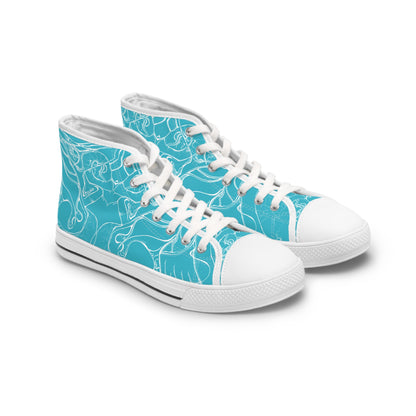 ELEMENTAL VISION | High-Top Sneakers | For Women | TEAL BRIGHT