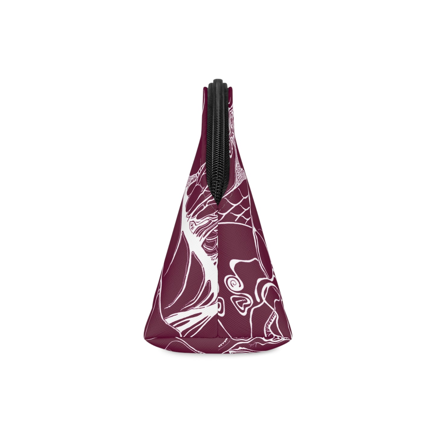 ELEMENTAL VISION | Makeup Bag | Versatile Accessory Radiant Pouch | BURGUNDY TRUST