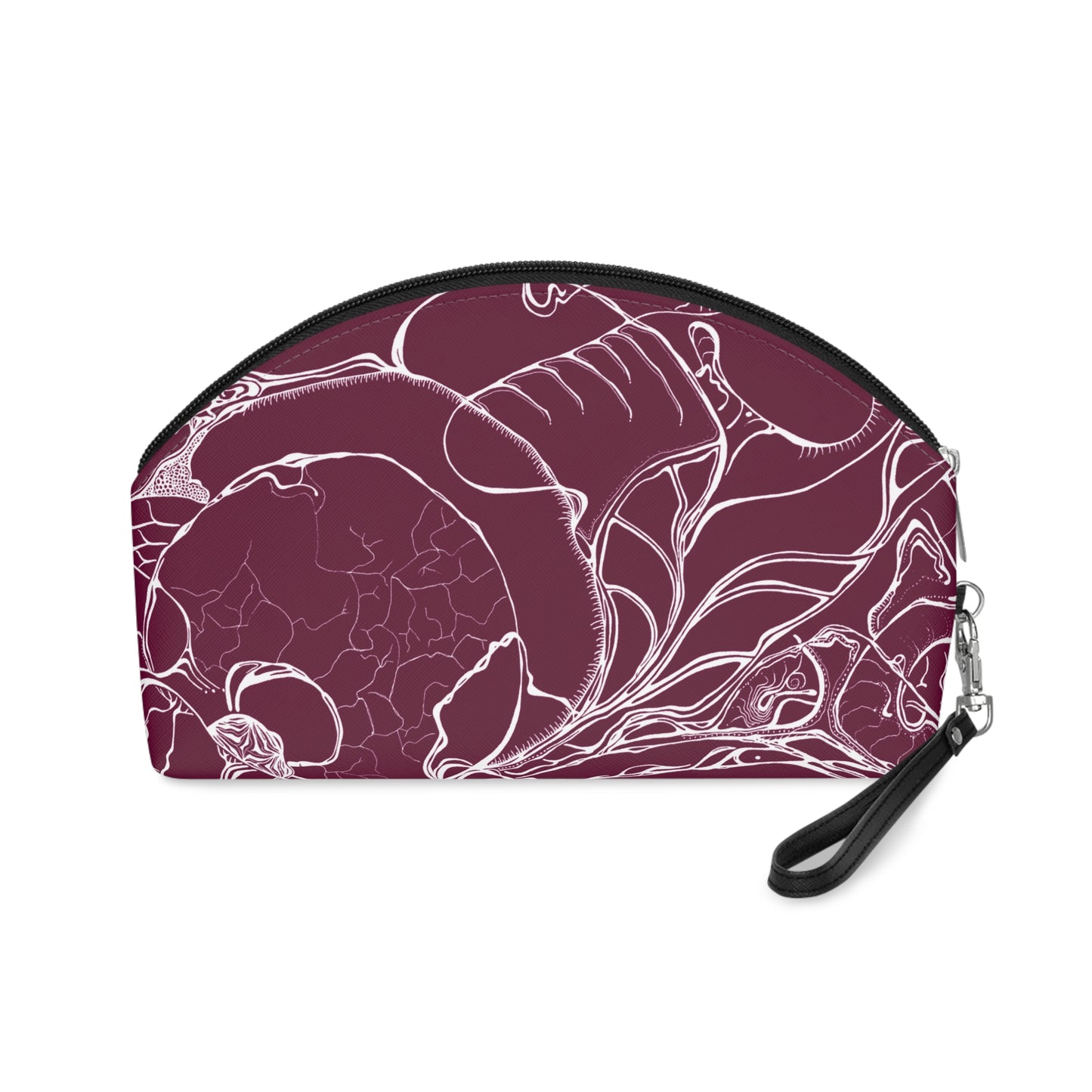 ELEMENTAL VISION | Makeup Bag | Versatile Accessory Radiant Pouch | BURGUNDY TRUST