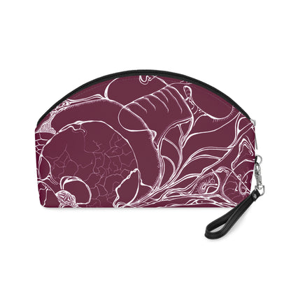 ELEMENTAL VISION | Makeup Bag | Versatile Accessory Radiant Pouch | BURGUNDY TRUST