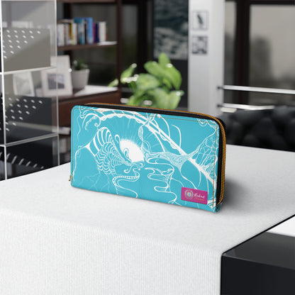 ELEMENTAL VISION | Zipper Wallet | TEAL BRIGHT