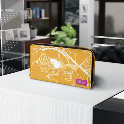 Elemental Vision | Zipper Wallet | Mustard Yellow Brilliance