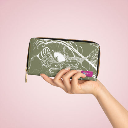 ELEMENTAL VISION | Zipper Wallet | KHAKI BRAVE