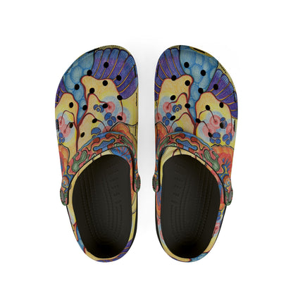 FERTILITY WINGS | Unisex Rubber Clogs | For Adults | CREATIVE ABUNDANCE & PROSPERITY
