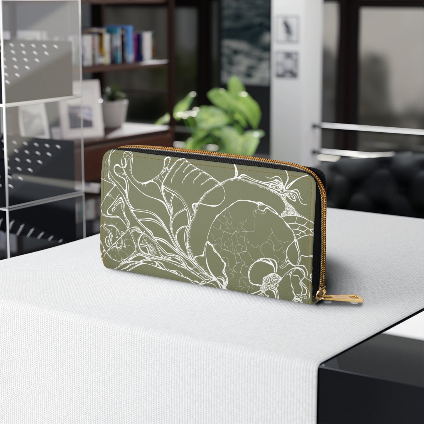 ELEMENTAL VISION | Zipper Wallet | KHAKI BRAVE